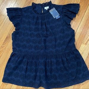 !!NWT Crown & Ivy Peplum Top!!